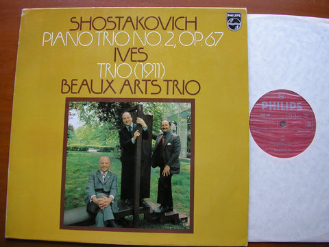 SHOSTAKOVICH: PIANO TRIO No. 2 / IVES: PIANO TRIO     BEAUX ARTS TRIO    6500 860