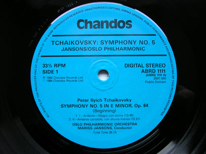 TCHAIKOVSKY: THE COMPLETE SYMPHONIES   JANSONS / OSLO PHILHARMONIC   7 LP SET