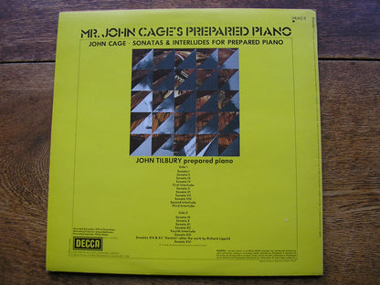 CAGE: SONATAS & INTERLUDES FOR PREPARED PIANO   JOHN TILBURY   HEAD 9