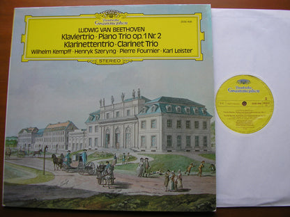 BEETHOVEN: PIANO TRIO in G / TRIO FOR CLARINET / PIANO / CELLO     KEMPFF / FOURNIER / SZERYNG / LEISTER     2530 408