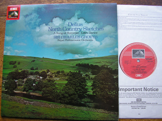 DELIUS: NORTH COUNTRY SKETCHES / A SONG OF SUMMER   GROVES / ROYAL PHILHARMONIC  ASD 3139