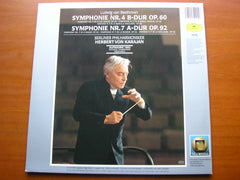 BEETHOVEN: SYMPHONIES Nos. 4 & 7      KARAJAN / BERLIN PHILHARMONIC    415 121