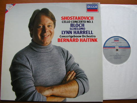 SHOSTAKOVICH: CELLO CONCERTO No. 1 / BLOCH: SCHELOMO   HARRELL /                                  CONCERTGEBOUW AMSTERDAM / HAITINK    414 162