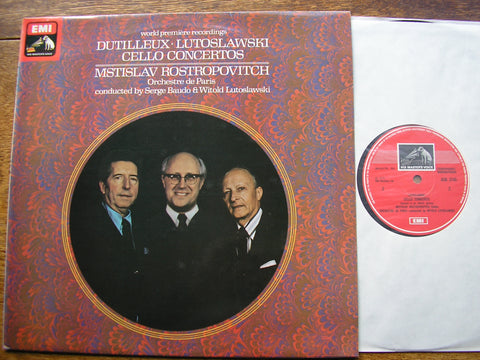 DUTILLEUX & LUTOSLAWSKI: CELLO CONCERTOS   ROSTROPOVICH / ORCHESTRE DE PARIS / BAUDO / LUTOSLAWSKI     ASD 3145