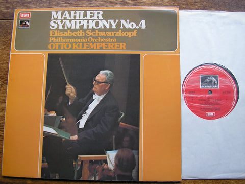 MAHLER: SYMPHONY No. 4  SCHWARZKOPF / PHILHARMONIA / KLEMPERER   ASD 2799