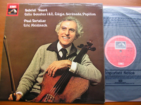 FAURE: CELLO SONATAS      TORTELIER / HEIDSIECK      ASD 3153