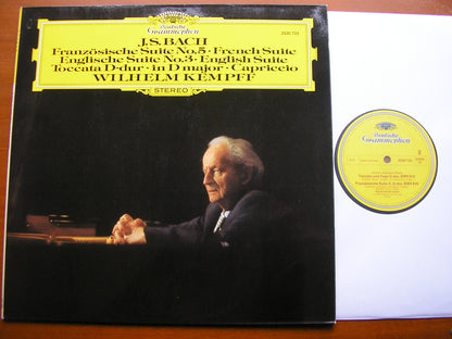 BACH: FRENCH SUITE No. 5 / ENGLSH SUITE No. 3  / TOCCATA     WILHELM KEMPFF   2530 723