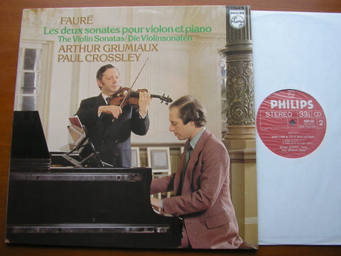 FAURE: THE TWO VIOLIN SONATAS      GRUMIAUX / CROSSLEY    9500 534