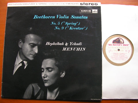 BEETHOVEN: VIOLIN SONATAS Nos. 5 & 9   YEHUDI & HEPHZIBAH MENUHIN   ASD 389*