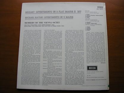 MOZART: DIVERTIMENTO K287 / MICHAEL HAYDN: DIVERTIMENTO in G    MEMBERS OF THE VIENNA OCTET    SXL 6055