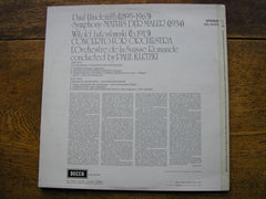 HINDEMITH: MATHIS DER MALER / LUTOSLAWSKI: CONCERTO FOR ORCHESTRA   KLETZKI / SUISSE ROMANDE   SXL 6445