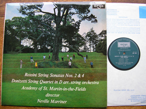 ROSSINI: STRING SONATAS 2 & 4 / DONIZETTI: STRING QUARTET   ASMIF / MARRINER     ZRG 603