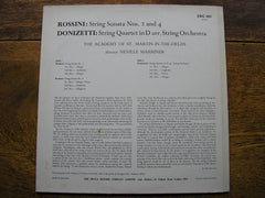 ROSSINI: STRING SONATAS 2 & 4 / DONIZETTI: STRING QUARTET   ASMIF / MARRINER     ZRG 603