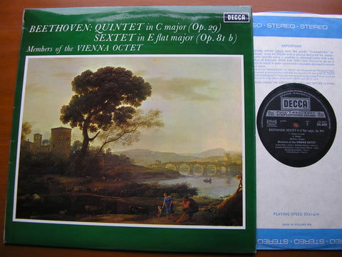 BEETHOVEN: QUINTET Op. 29 / SEXTET Op. 81b    MEMBERS OF THE VIENNA OCTET    SXL 6464