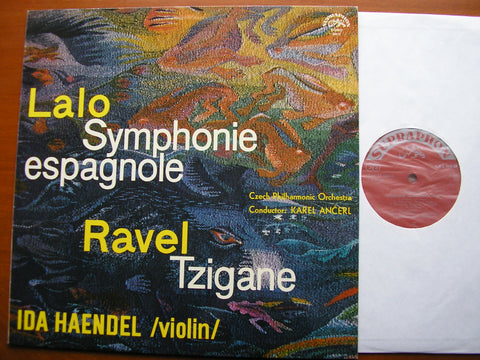 LALO: SYMPHONIE ESPAGNOLE / RAVEL: TZIGANE   HAENDEL / CZECH PHILHARMONIC / ANCERL    SUA ST 50615