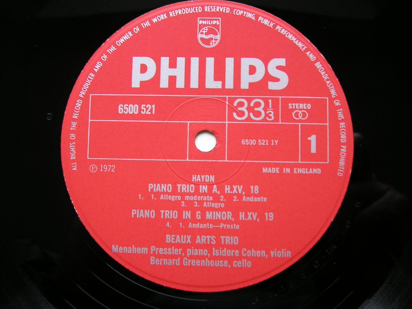 HAYDN: THE PIANO TRIOS     BEAUX ARTS TRIO     14 LP SET