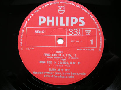 HAYDN: THE PIANO TRIOS     BEAUX ARTS TRIO     14 LP SET