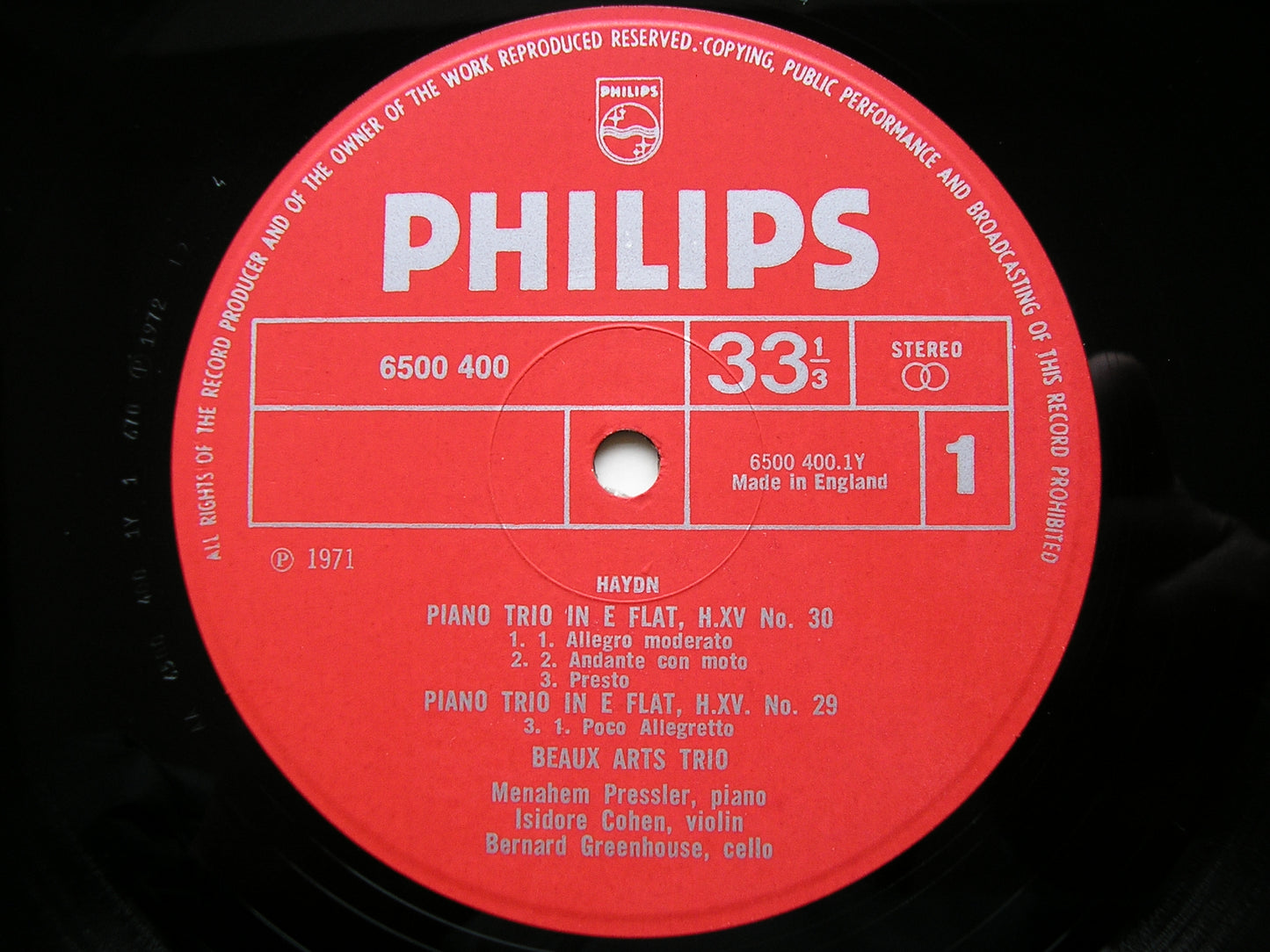 HAYDN: THE PIANO TRIOS     BEAUX ARTS TRIO     14 LP SET