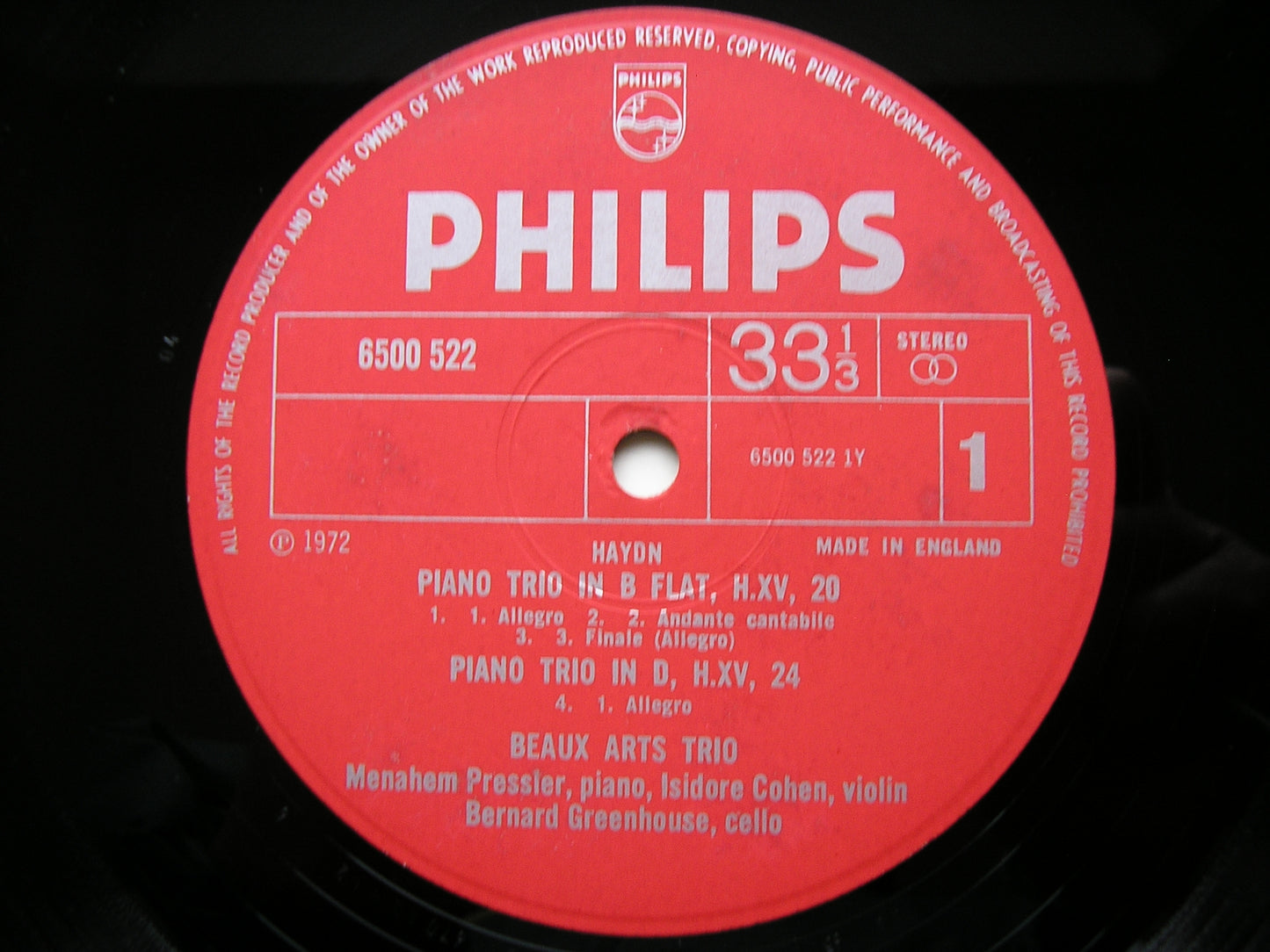 HAYDN: THE PIANO TRIOS     BEAUX ARTS TRIO     14 LP SET