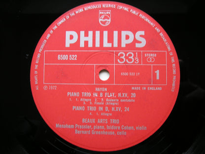 HAYDN: THE PIANO TRIOS     BEAUX ARTS TRIO     14 LP SET