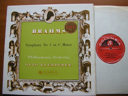 SAX 2262  BRAHMS: SYMPHONY No. 1       PHILHARMONIA / KLEMPERER