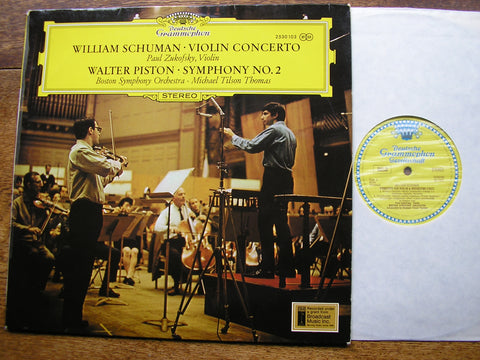 PISTON: SYMPHONY No. 2 / SCHUMAN: VIOLIN CONCERTO  ZUKOFSKY / TILSON THOMAS / BOSTON SYMPHONY  2530 103