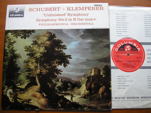 SCHUBERT: SYMPHONIES Nos. 5 & 8 OTTO KLEMPERER / PHILHARMONIA SAX 2514