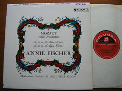 MOZART: PIANO CONCERTOS Nos. 20 & 23    ANNIE FISCHER / PHILHARMONIA / BOULT     SAX 2335