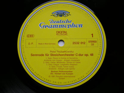 TCHAIKOVSKY & DVORAK: SERENADES FOR STRINGS     KARAJAN / BERLIN PHILHARMONIC   2532 012
