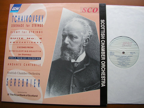 TCHAIKOVSKY: SERENADE FOR STRINGS / MOZARTIANA / ELEGY     SEREBRIER / SCOTTISH CHAMBER ORCHESTRA   DCA 719