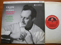 DVORAK: SYMPHONY No. 9  New World / OVERTURE Carnaval      GIULINI / PHILHARMONIA    SAX 2405