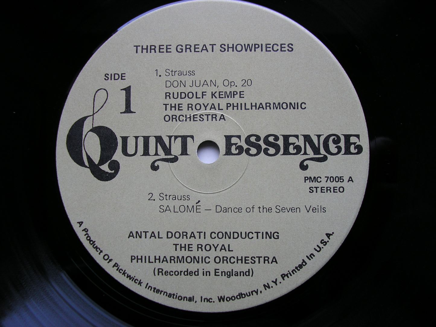 RESPIGHI: PINES OF ROME / STRAUSS: DON JUAN / SALOME'S DANCE    KEMPE / DORATI / ROYAL PHILHARMONIC   PMC 7005