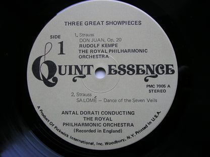 RESPIGHI: PINES OF ROME / STRAUSS: DON JUAN / SALOME'S DANCE    KEMPE / DORATI / ROYAL PHILHARMONIC   PMC 7005