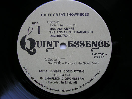 RESPIGHI: PINES OF ROME / STRAUSS: DON JUAN / SALOME'S DANCE    KEMPE / DORATI / ROYAL PHILHARMONIC   PMC 7005