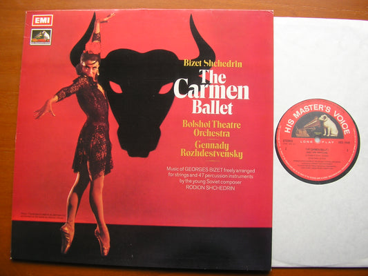 BIZET - SHCHEDRIN: THE CARMEN BALLET    BOLSHOI ORCHESTRA / ROZHDESTVENSKY   ALTO  ASD 2448