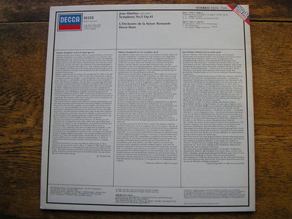 SIBELIUS: SYMPHONY No. 2    HORST STEIN / SUISSE ROMANDE    SXL 7565