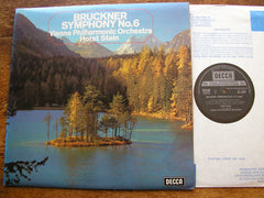 BRUCKNER: SYMPHONY No. 6   HORST STEIN / VIENNA PHILHARMONIC   SXL 6682