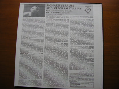 STRAUSS: ALSO SPRACH ZARATHUSTRA     SUSSKIND / SAINT LOUIS SYMPHONY    QTVS 34584
