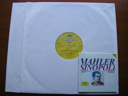 MAHLER: SYMPHONY No. 6 / SYMPHONY No. 10 Adagio    SINOPOLI / PHILHARMONIA   2 LP BOX   423 082