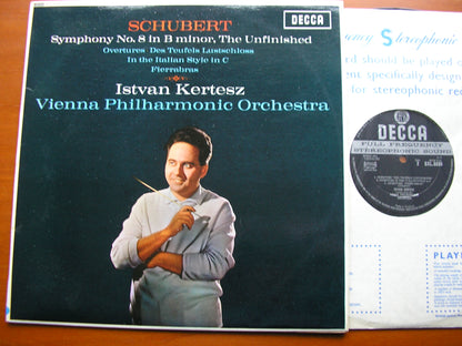 SCHUBERT: THE SYMPHONIES / THREE OVERTURES   KERTESZ / VIENNA PHILHARMONIC   5 LP SET