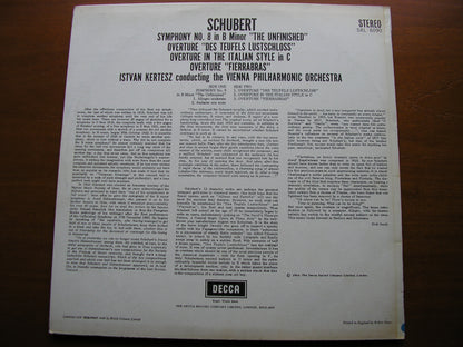SCHUBERT: THE SYMPHONIES / THREE OVERTURES   KERTESZ / VIENNA PHILHARMONIC   5 LP SET