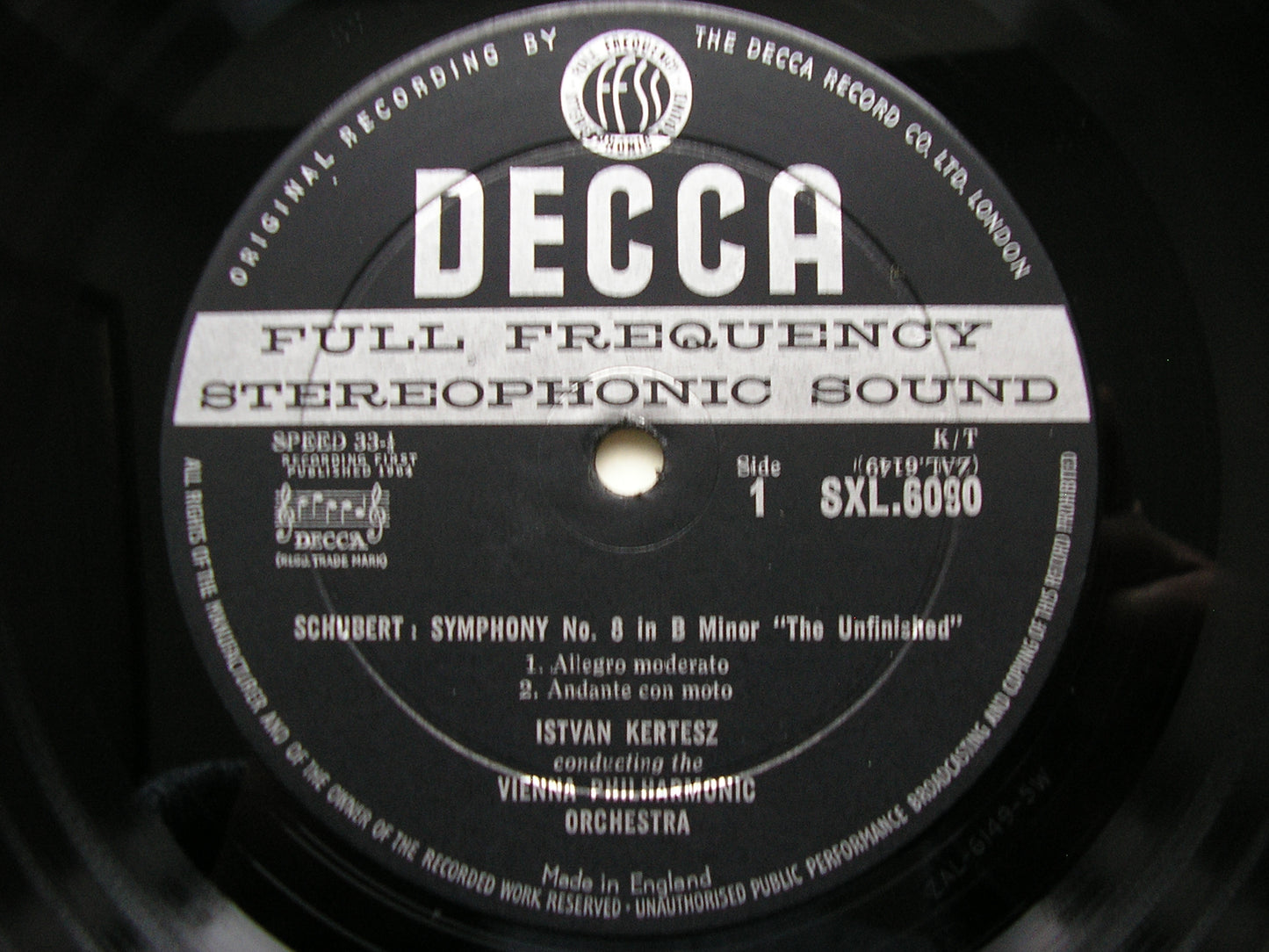 SCHUBERT: THE SYMPHONIES / THREE OVERTURES   KERTESZ / VIENNA PHILHARMONIC   5 LP SET