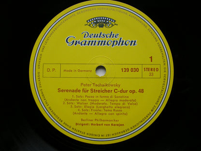 TCHAIKOVSKY: SERENADE FOR STRINGS / NUTCRACKER Suite    KARAJAN /BERLIN PHILHARMONIC    139 030