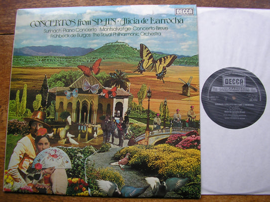 CONCERTOS FROM SPAIN BY MONTSALVAGE & SURINACH   LARROCHA / BURGOS / ROYAL PHILHARMONIC   SXL 6757