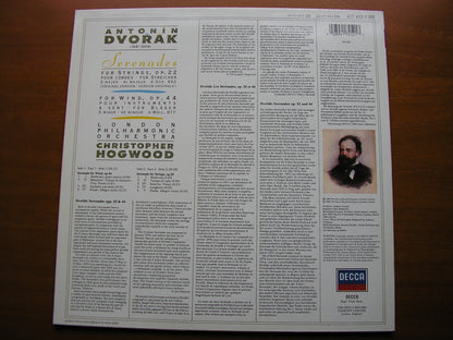 DVORAK: SERENADES Op. 22 for Strings / Op. 44 for Wind    HOGWOOD / LONDON PHILHARMONIC    417 452