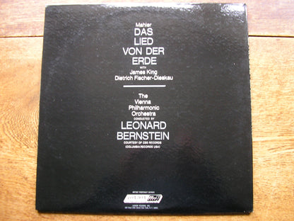 MAHLER: DAS LIED VON DER ERDE   FISCHER-DIESKAU / KING / VIENNA PHILHARMONIC / BERNSTEIN  OS 26005