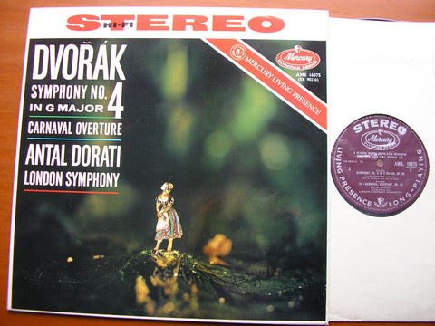 DVORAK: SYMPHONY No. 8 in G (formerly No. 4) / CARNAVAL OVERTURE    DORATI / LONDON SYMPHONY   AMS 16075