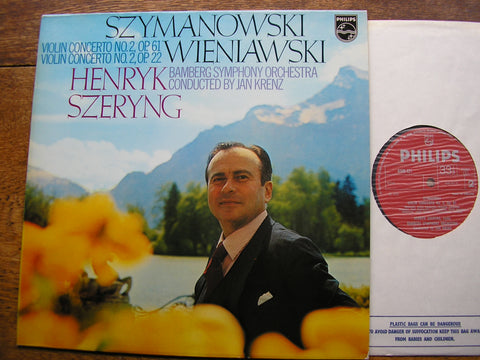 SZYMANOWSKI & WIENIAWSKI: VIOLIN CONCERTOS  SZERYNG / BAMBERG SYMPHONY / KRENZ   6500 421