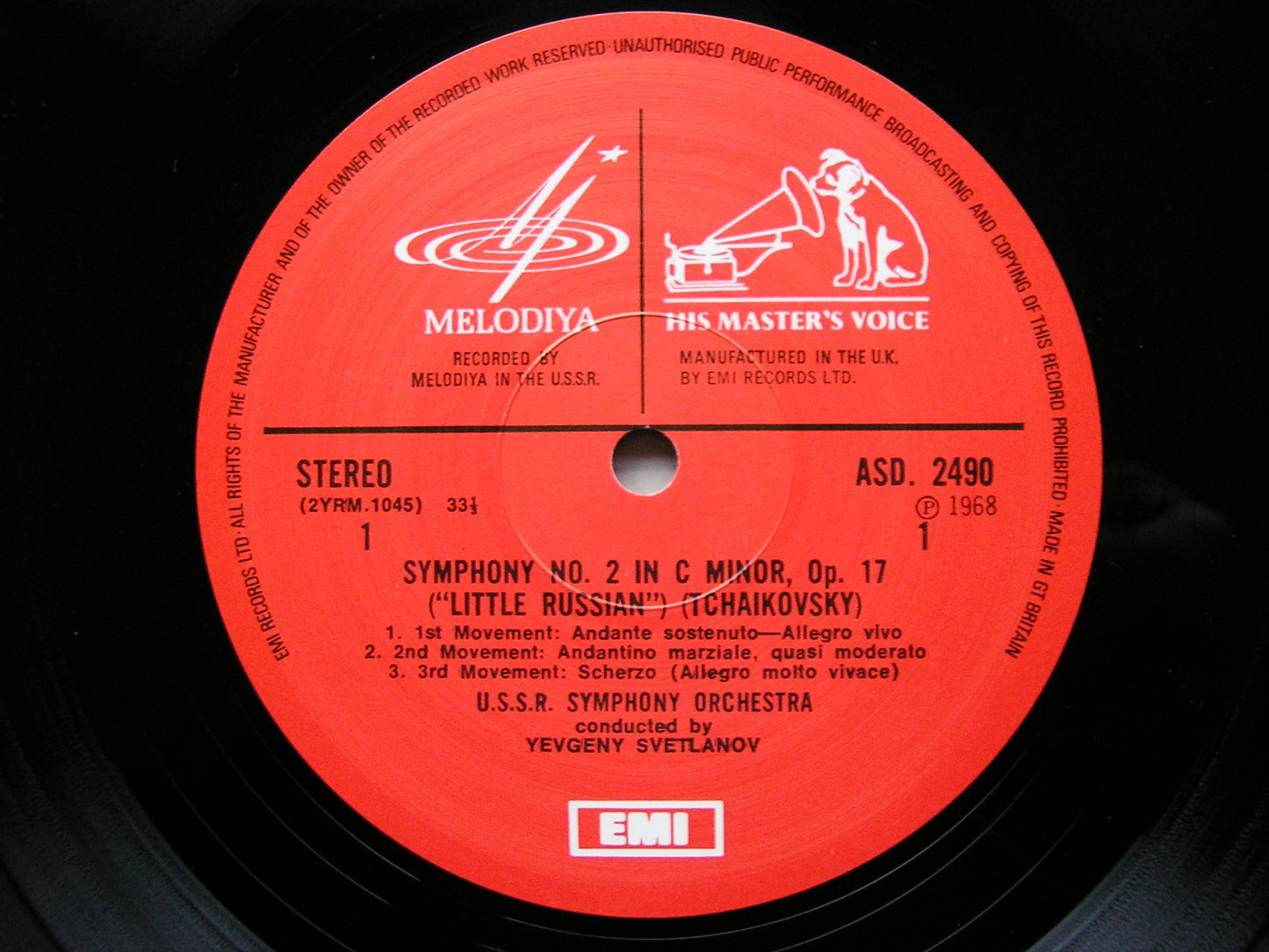 TCHAIKOVSKY: THE SYMPHONIES   SVETLANOV / USSRSO    7LP SET EMI/MELODIYA