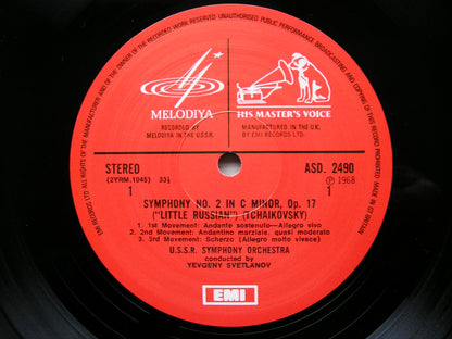 TCHAIKOVSKY: THE SYMPHONIES   SVETLANOV / USSRSO    7LP SET EMI/MELODIYA